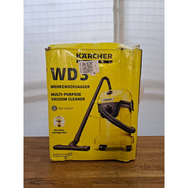 Строительный пылесос Karcher WD 3 V-17 / 4 / 20 (Цвет: Yellow)