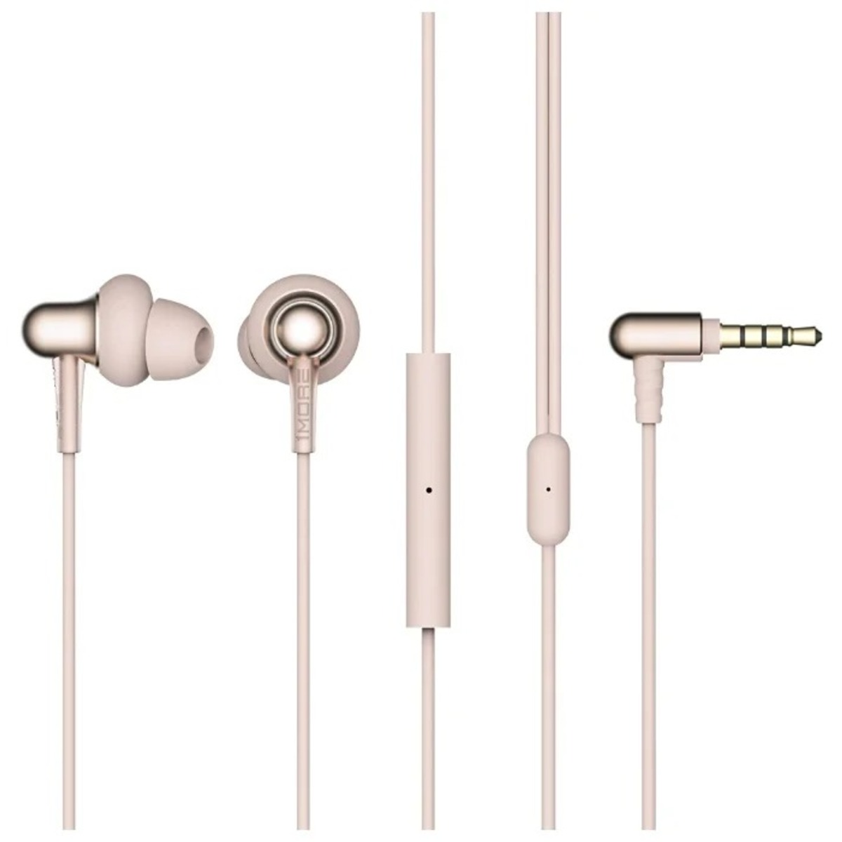 Наушники 1MORE Stylish Dual-Dynamic In-Ear E1025 (Цвет: Gold)