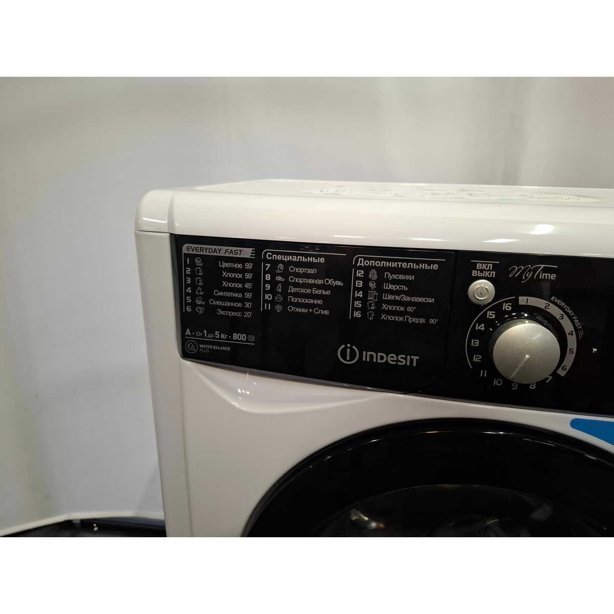 Стиральная машина Indesit EWSB 5085 BK CIS (Цвет: White/Black)