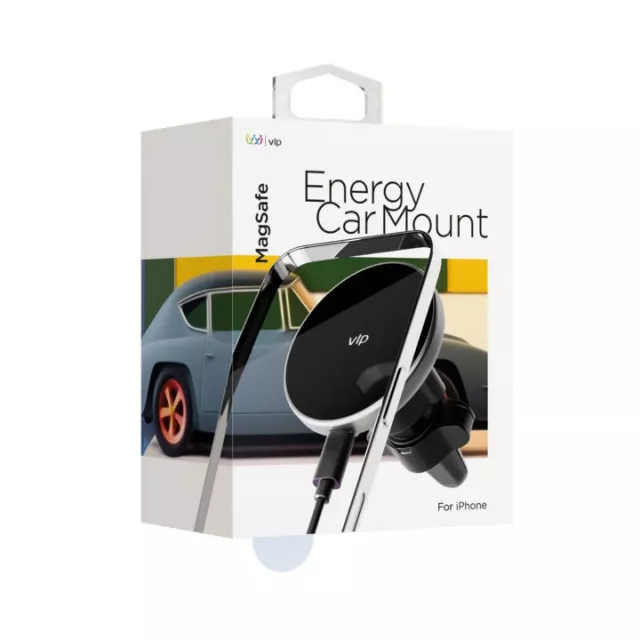 Автодержатель VLP Energy Car Mount with MagSafe for iPhone, черный