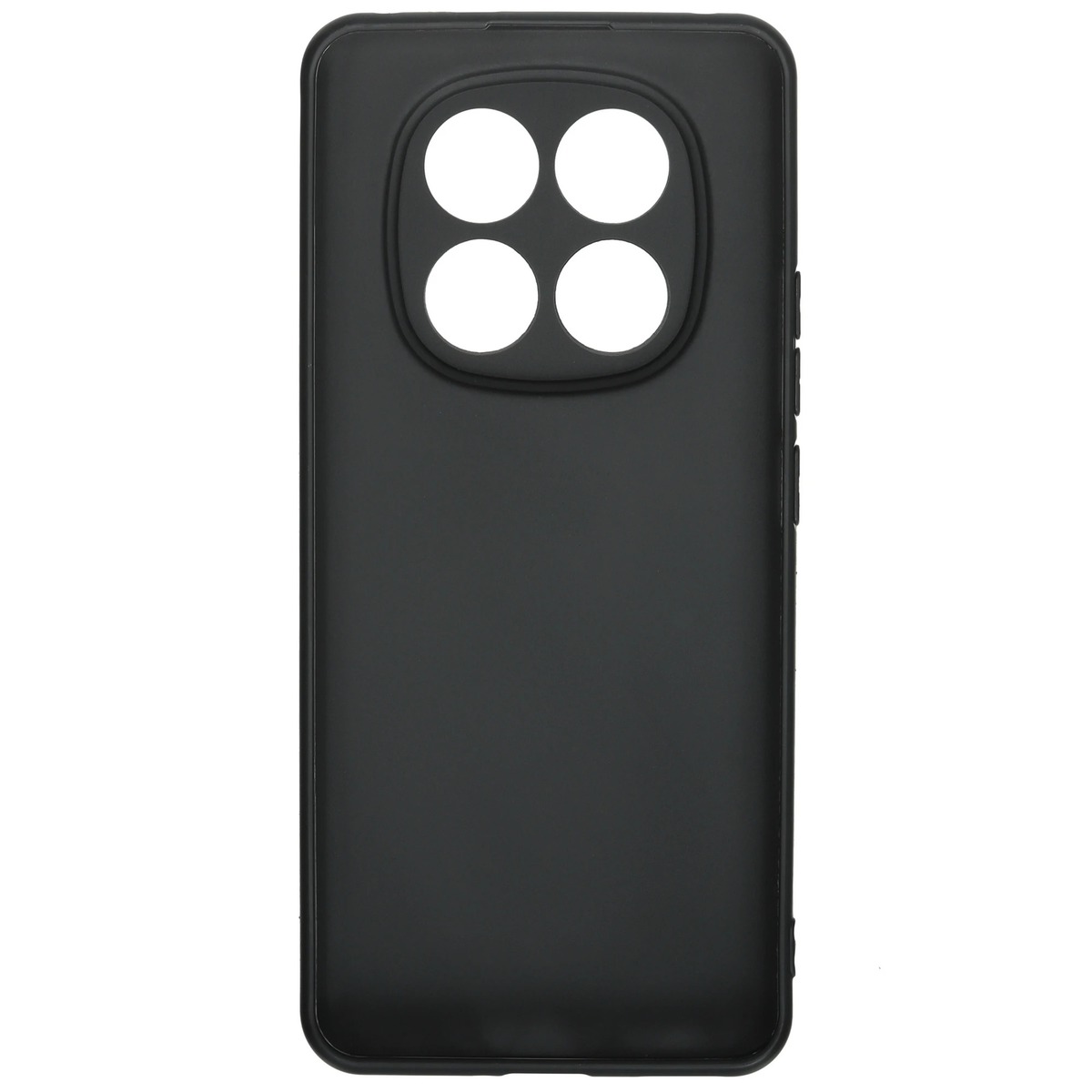 Чехол-накладка Borasco Silicone Case для смартфона Xiaomi Redmi Note 14 Pro+ (Цвет: Black)