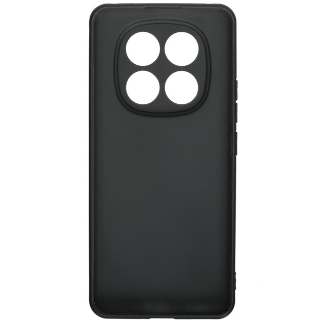 Чехол-накладка Borasco Silicone Case для смартфона Xiaomi Redmi Note 14 Pro+ (Цвет: Black)