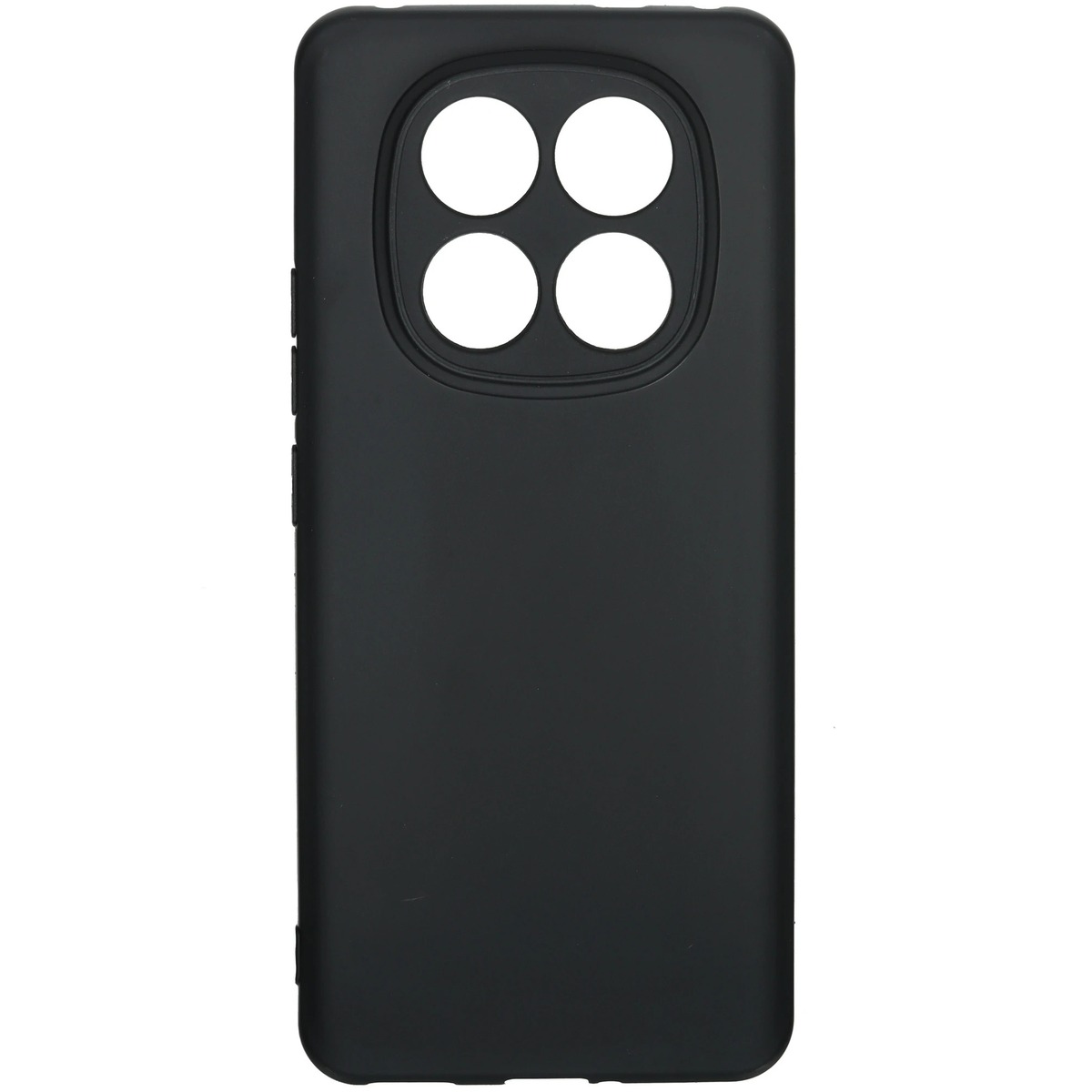 Чехол-накладка Borasco Silicone Case для смартфона Xiaomi Redmi Note 14 Pro+ (Цвет: Black)