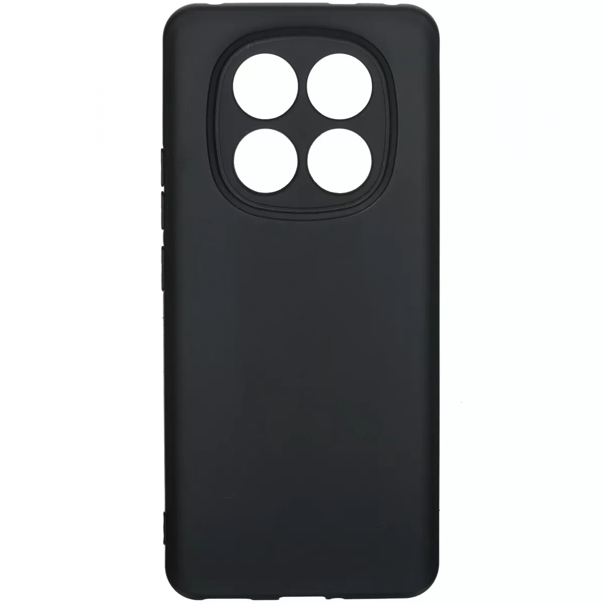 Чехол-накладка Borasco Silicone Case для смартфона Xiaomi Redmi Note 14 Pro+ (Цвет: Black)