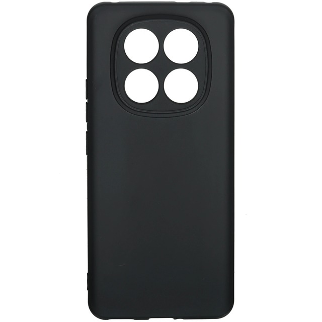 Чехол-накладка Borasco Silicone Case для смартфона Xiaomi Redmi Note 14 Pro+ (Цвет: Black)