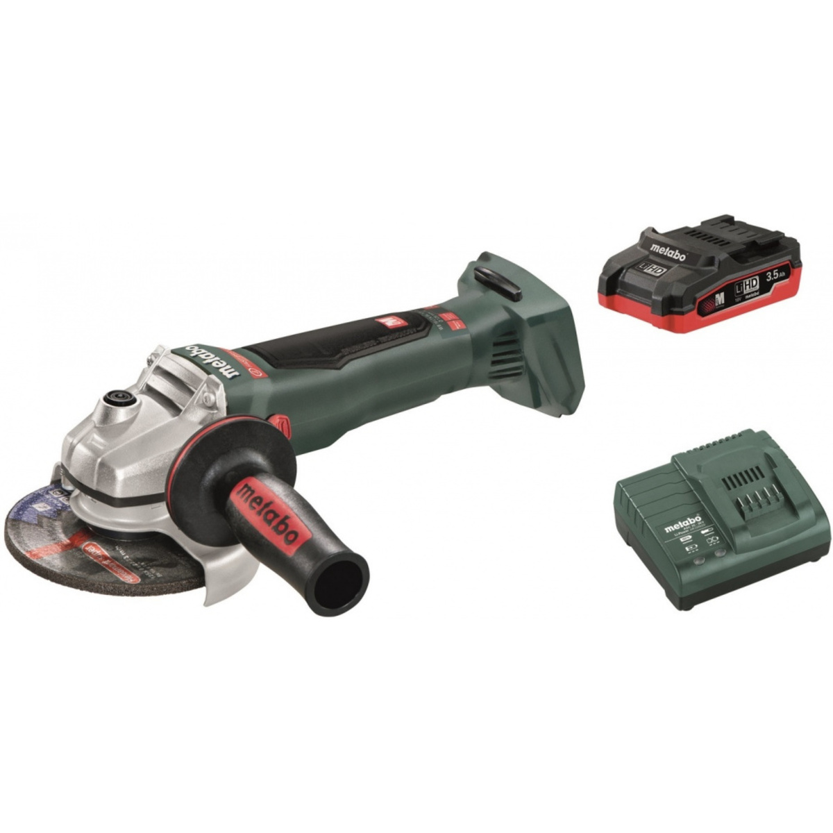 Углошлифовальная машина Metabo WB 18 LTX BL 125 Quick (Цвет: Green)