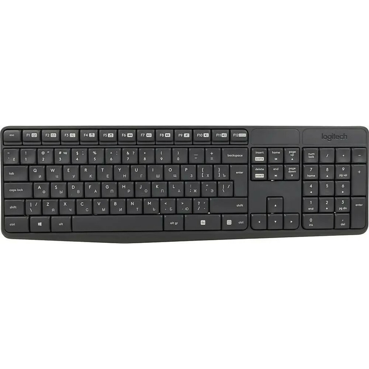 Клавиатура + мышь Logitech MK235 (Цвет: Gray)