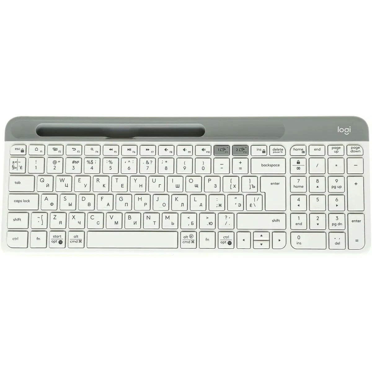 Клавиатура Logitech K580 (Цвет: White/Silver)