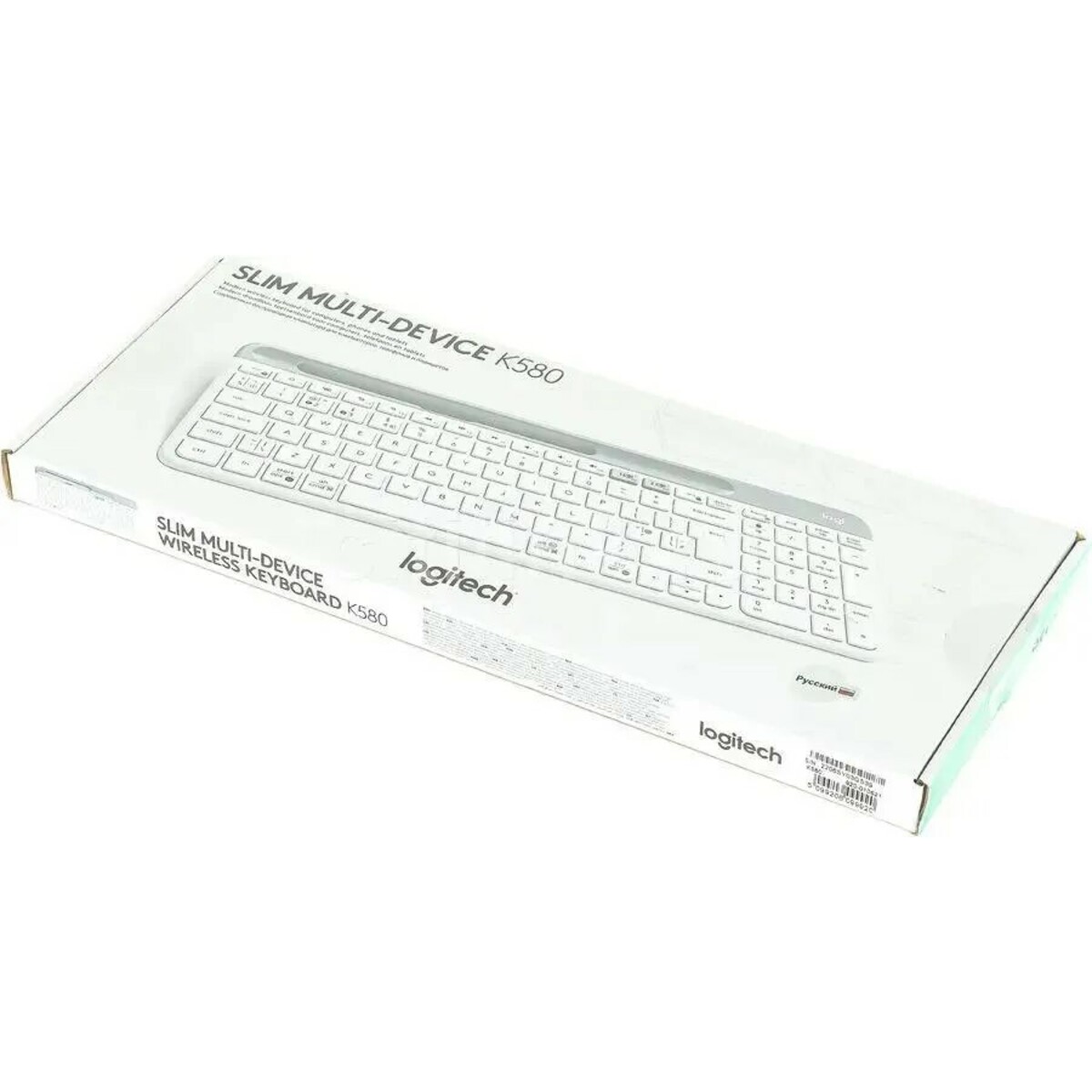 Клавиатура Logitech K580 (Цвет: White/Silver)