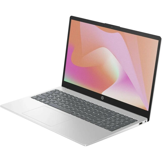 Ноутбук HP 15-fd0355nia (Intel Core i5 1334U 1.3Ghz/16Gb DDR4/SSD 512Gb/Intel Iris Xe graphics/15.6 /IPS/FHD (1920x1080)/Free DOS/silver/WiFi/BT/Cam)