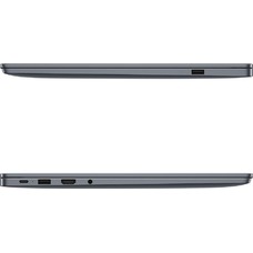 Ноутбук Huawei MateBook D 14 MDF-X Core i5 1240P 8Gb SSD512Gb Intel Iris Xe graphics 14 IPS FHD (1920x1080) Windows 11 Home grey space WiFi BT Cam (53013TCF)