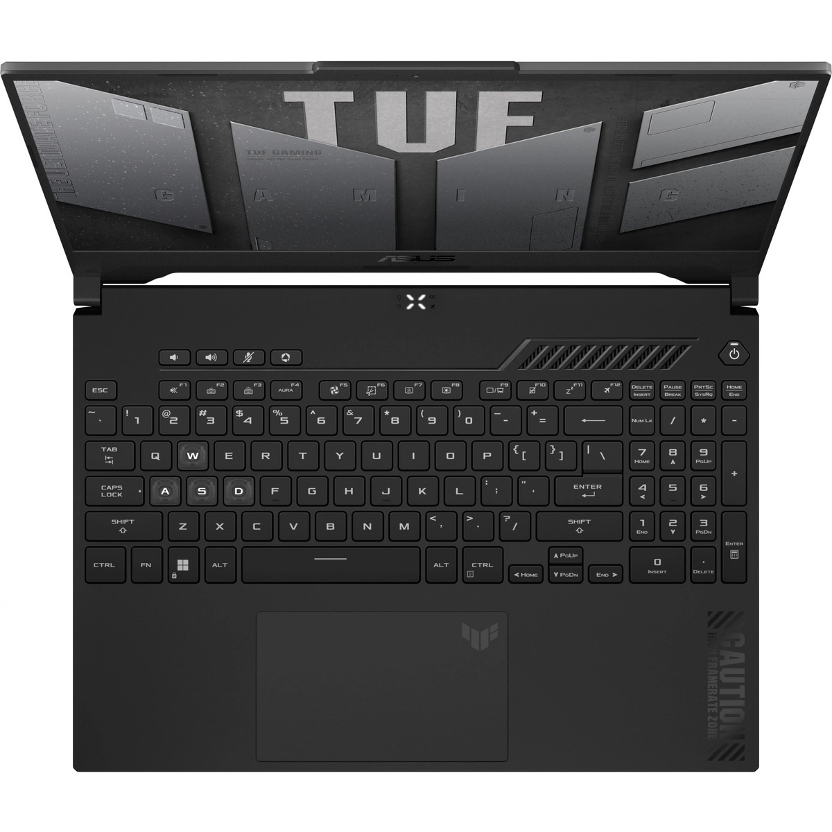 Ноутбук Asus TUF Gaming F15 FX507ZC4-HN078 Core i7 12700H 16Gb SSD512Gb NVIDIA GeForce RTX 3050 4Gb 15.6 IPS FHD (1920x1080) noOS grey WiFi BT Cam (90NR0GW1-M00A40)