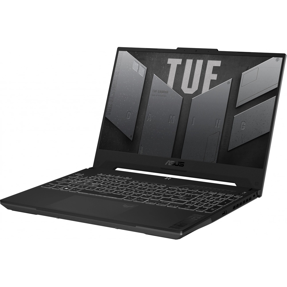 Ноутбук Asus TUF Gaming F15 FX507ZC4-HN078 Core i7 12700H 16Gb SSD512Gb NVIDIA GeForce RTX 3050 4Gb 15.6 IPS FHD (1920x1080) noOS grey WiFi BT Cam (90NR0GW1-M00A40)