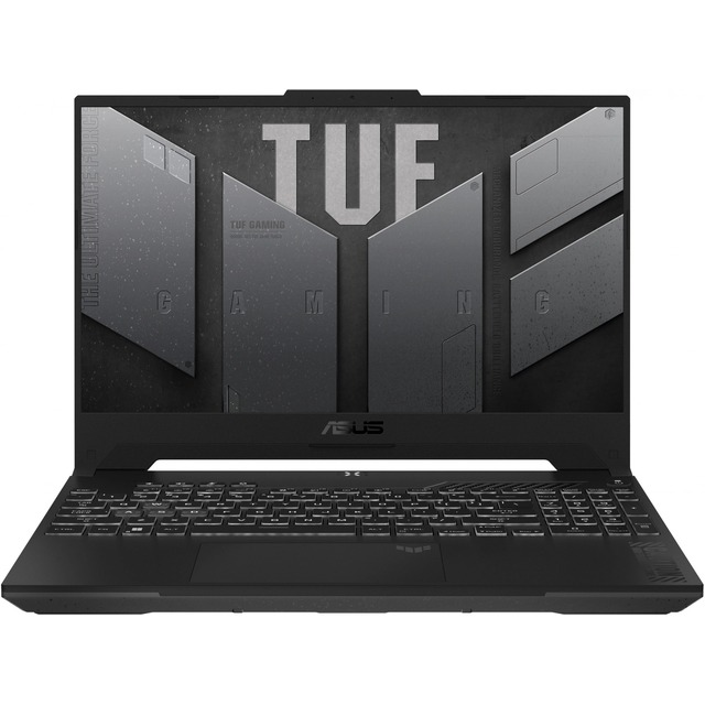 Ноутбук Asus TUF Gaming F15 FX507ZC4-HN078 Core i7 12700H 16Gb SSD512Gb NVIDIA GeForce RTX 3050 4Gb 15.6 IPS FHD (1920x1080) noOS grey WiFi BT Cam (90NR0GW1-M00A40)