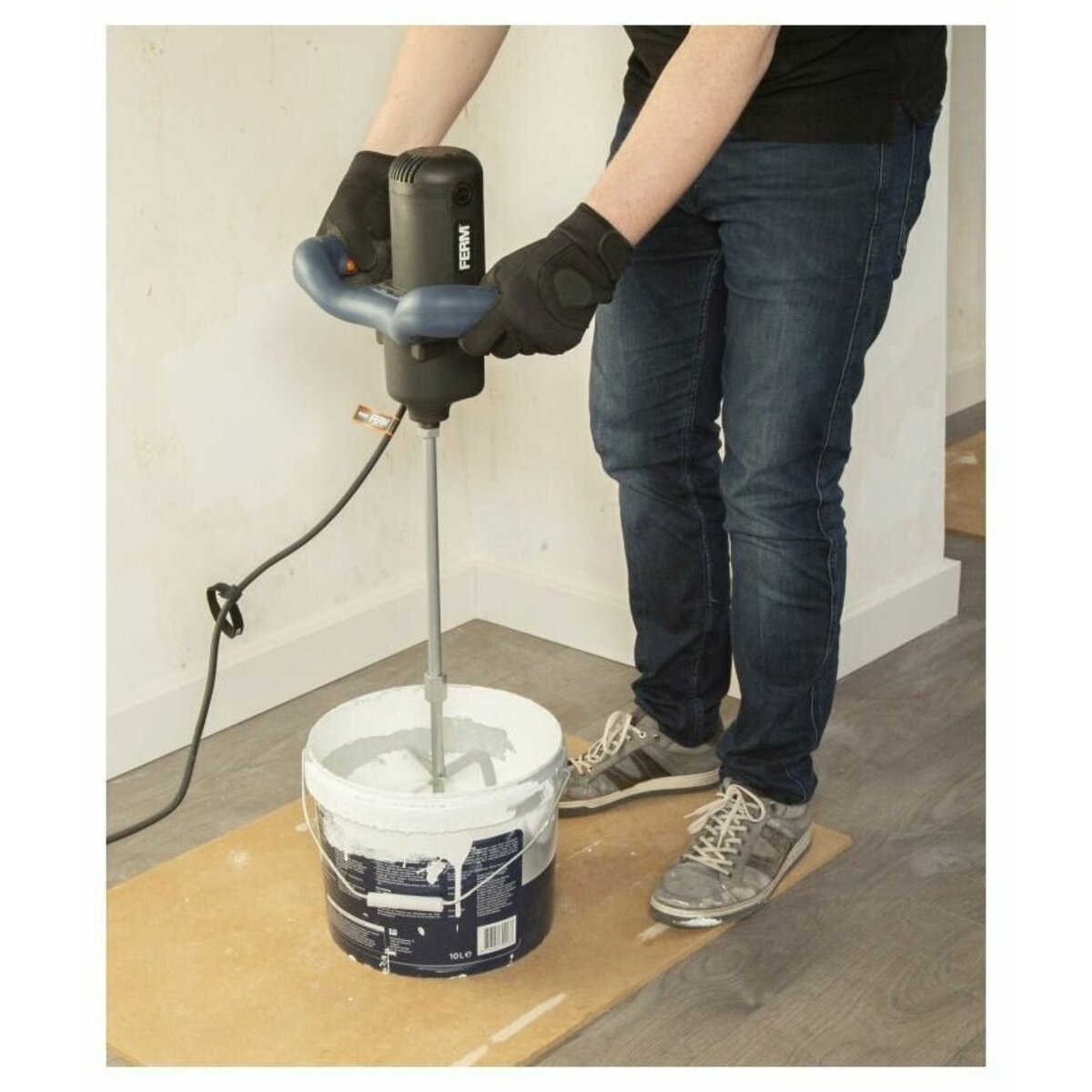 Миксер строительный FERM PMM1006 (Цвет: Blue)