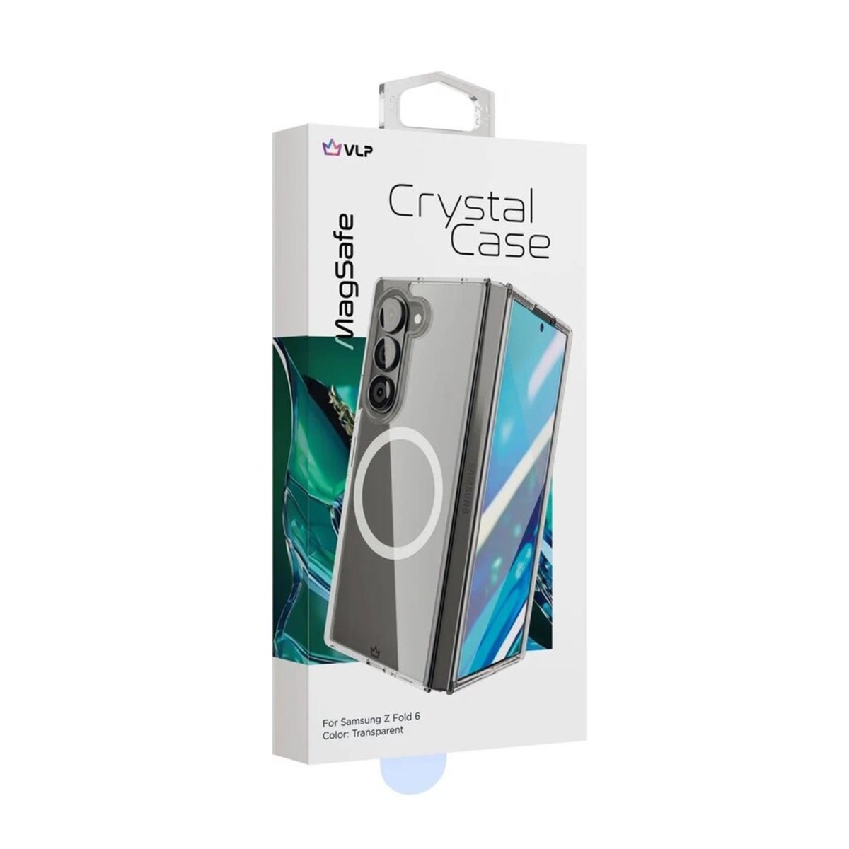 Чехол-накладка VLP Crystal Сase MagSafe для смартфона Samsung Galaxy Z Fold 6 (Цвет: Transparent)