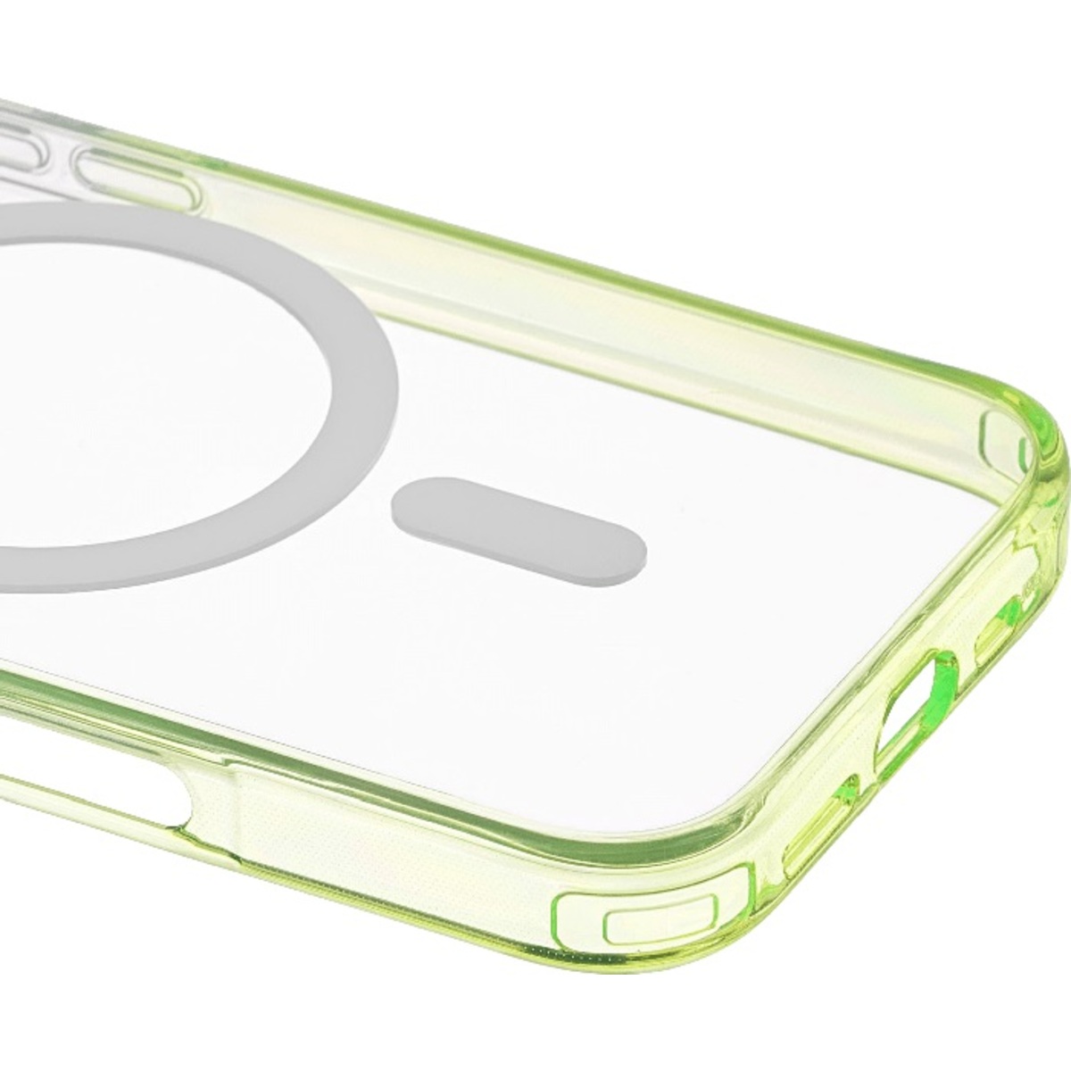 Чехол-накладка uBear Fusion Mag Case для смартфона Apple iPhone 16 Pro (Цвет: Lime)