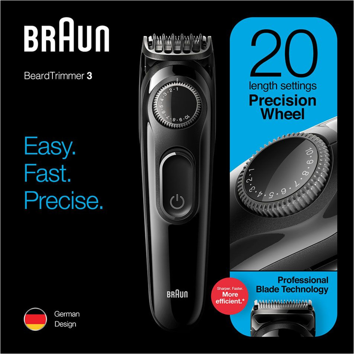 Триммер Braun BeardTrimmer 3 BT3222 (Цвет: Black)