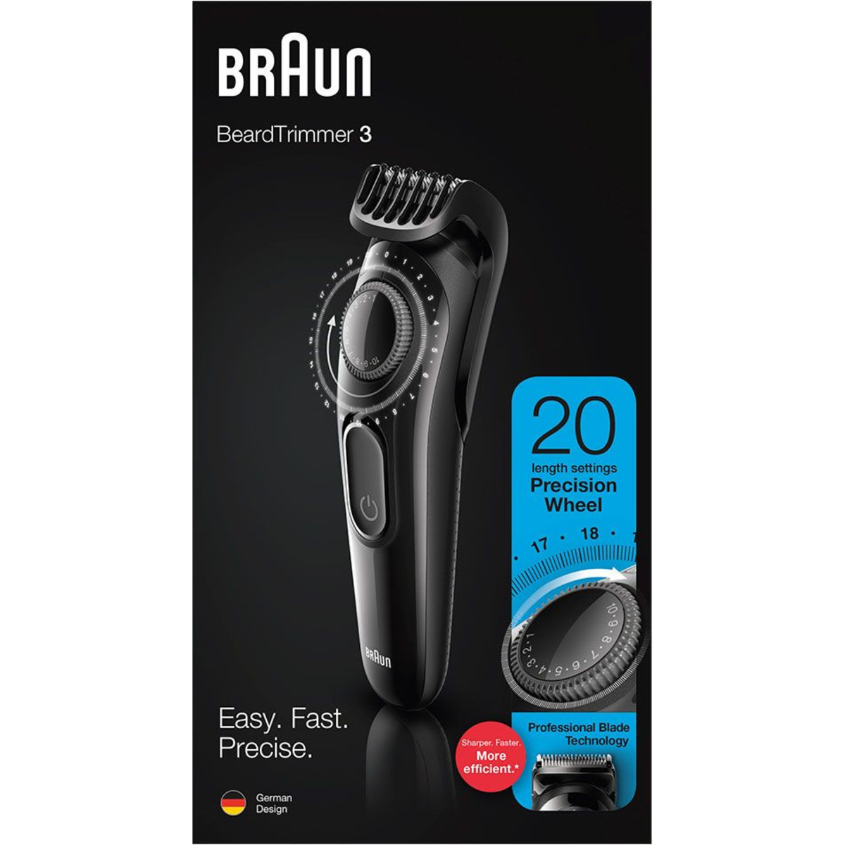 Триммер Braun BeardTrimmer 3 BT3222 (Цвет: Black)