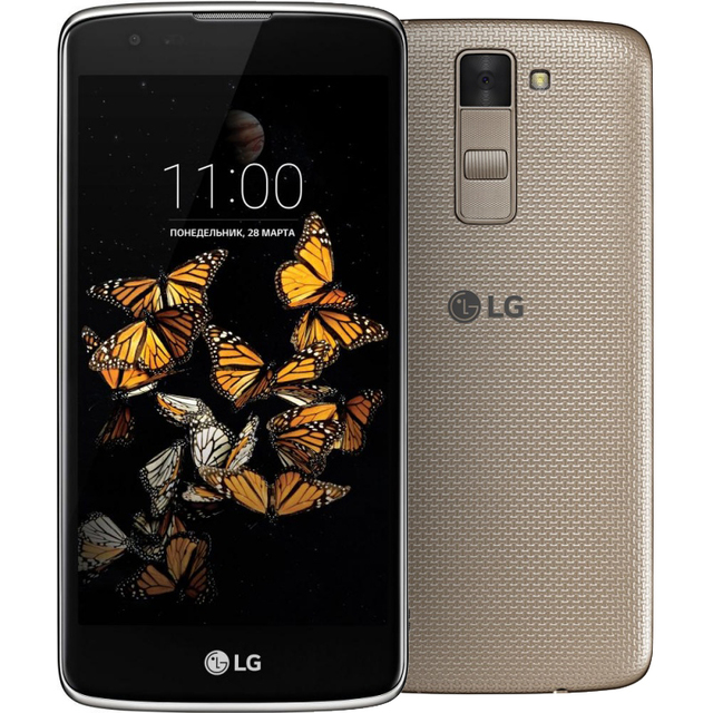 Смартфон LG K8 16Gb K350E (Цвет: Black/Gold)
