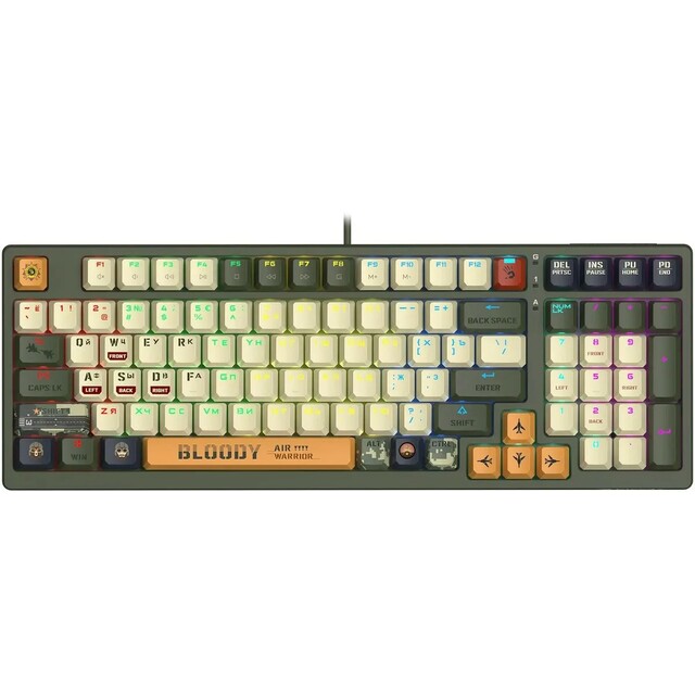 Клавиатура A4Tech Bloody S98 Aviator механическая (Цвет: Green)