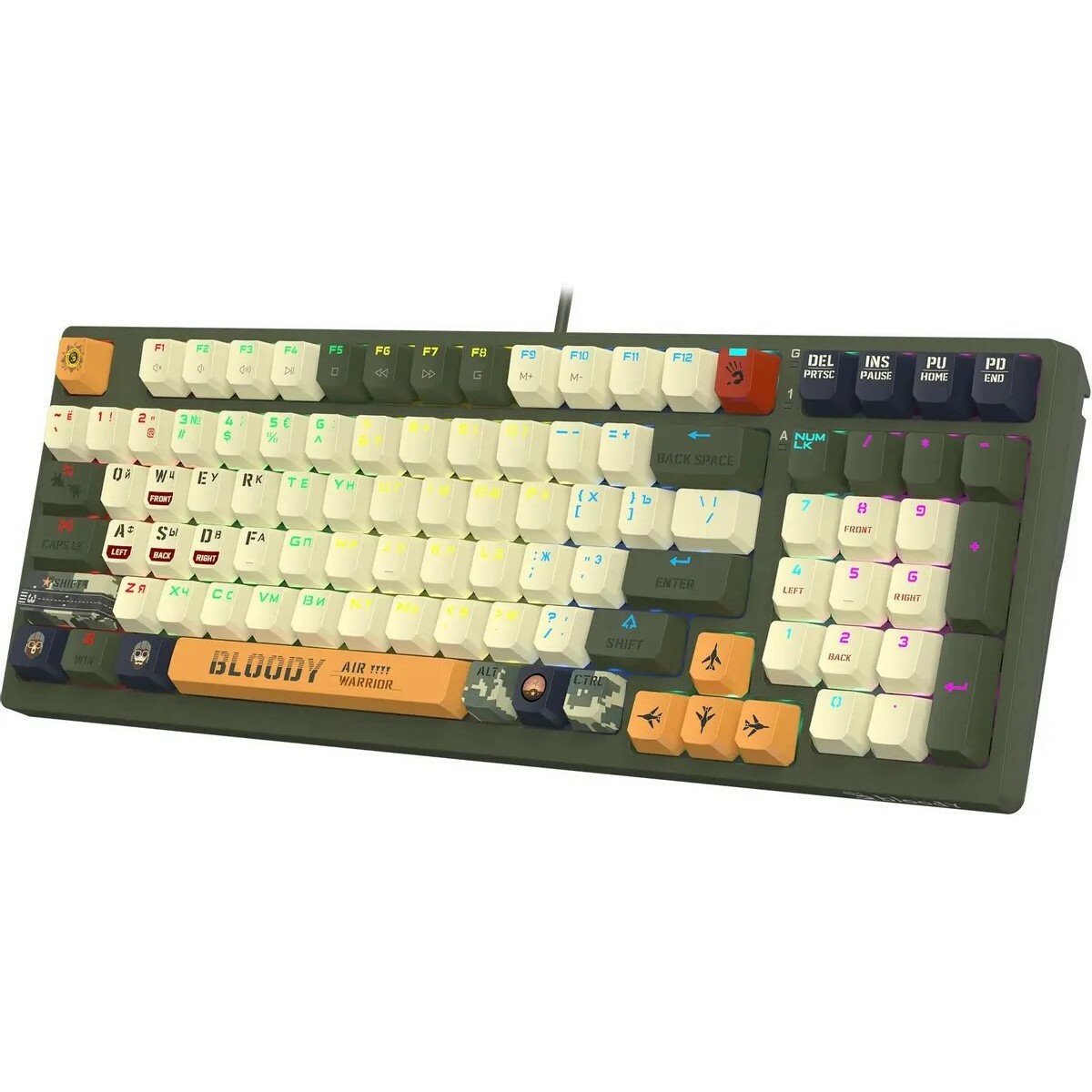 Клавиатура A4Tech Bloody S98 Aviator механическая (Цвет: Green)
