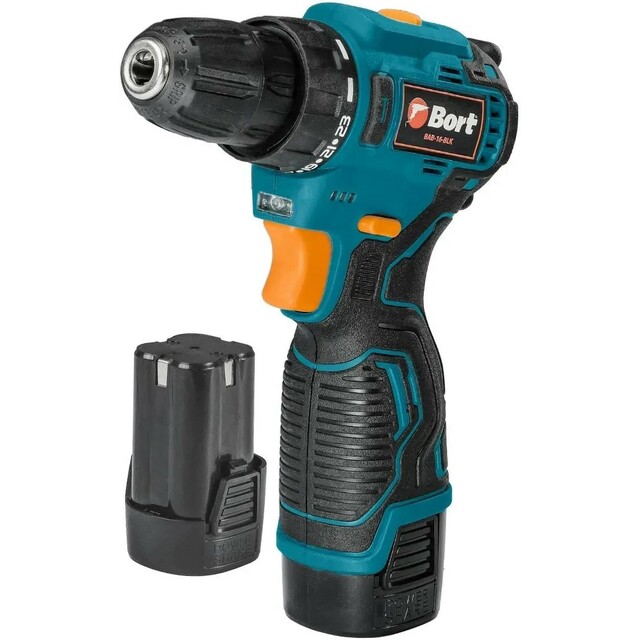 Дрель-шуруповерт Bort BAB-16-BLK (Цвет: Blue / Black)