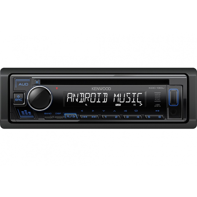 Автомагнитола CD Kenwood KDC-130UB (Цвет: Black)