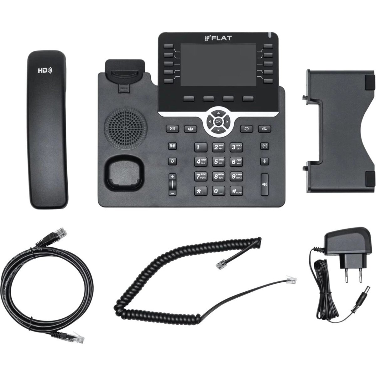 Телефон IP Флат Flat-Phone-B10, черный