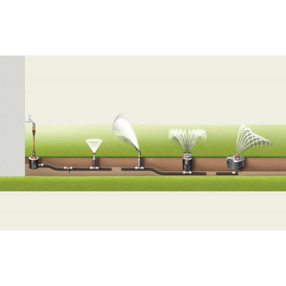 Дождеватель Gardena T 200 (08203-29.000.00)