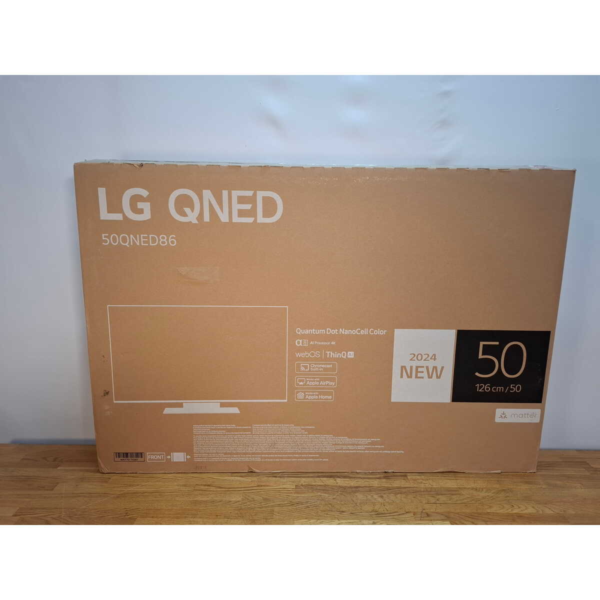 Телевизор LG 50" 50QNED86T6A.ARUG, черный 