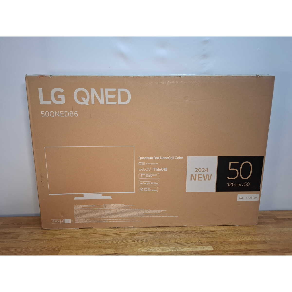Телевизор LG 50" 50QNED86T6A.ARUG, черный 