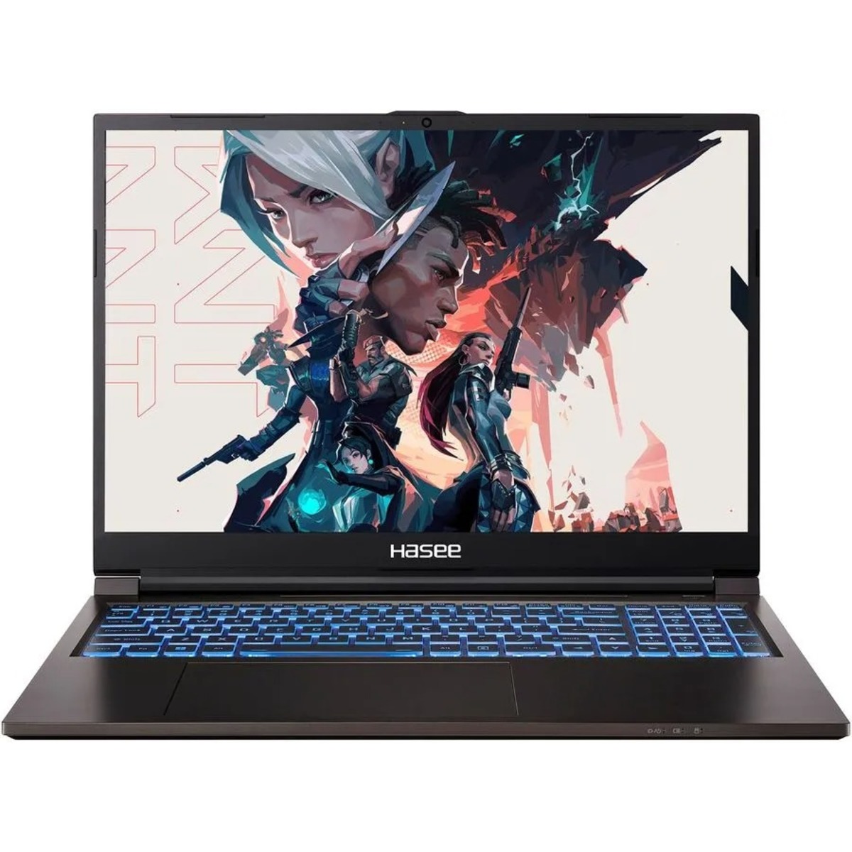 Ноутбук Hasee T8-DA5NP+ Core i5 12500H 16Gb SSD512Gb NVIDIA GeForce RTX 3060 6Gb 16 IPS 2.5K (2560x1600) Free DOS black WiFi BT Cam 3410mAh