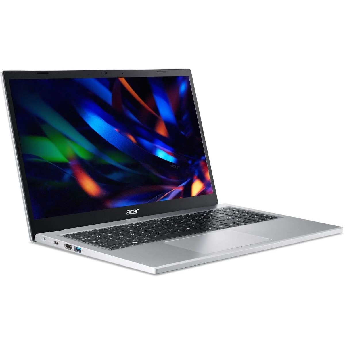 Ноутбук Acer Extensa 15 EX215-33-362T Core i3 N305 16Gb SSD512Gb Intel HD Graphics 15.6 IPS FHD (1920x1080) noOS silver WiFi BT Cam (NX.EH6CD.00B)