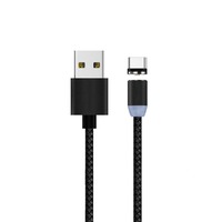 Кабель Devia Gracious Series Magnetic Charging USB to Type-C Cable 1m, черный