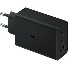 Сетевое зарядное устройство Samsung EP-T6530 65W 3A USB-A x 1, USB-C x 2, черный