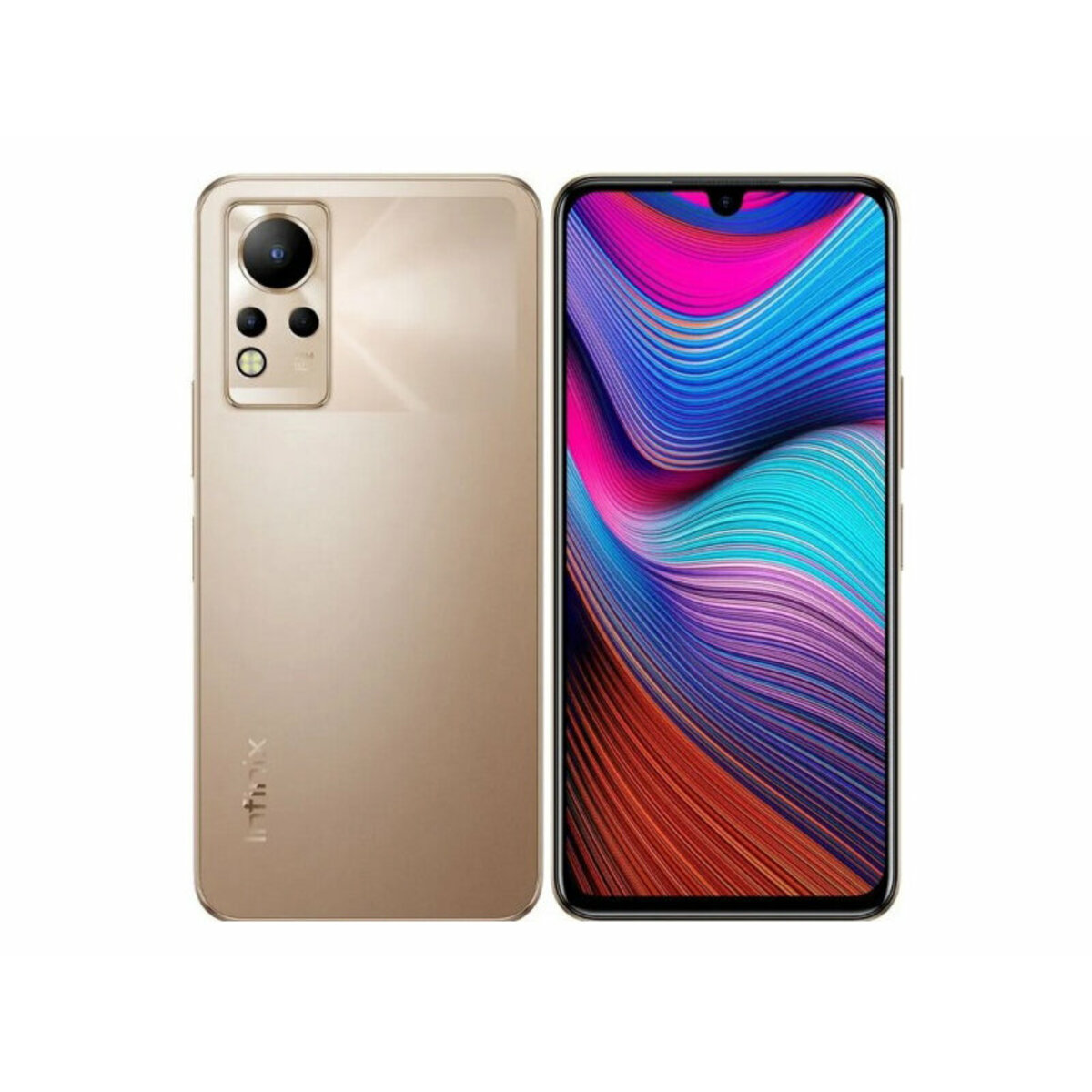 Смартфон Infinix Note 12 6 / 128Gb (NFC) (Цвет: Sunset Gold)