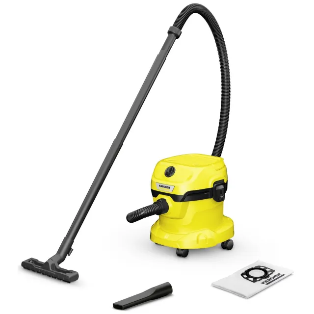 Строительный пылесос Karcher WD 2 Plus V-12/4/18 (Цвет: Yellow)