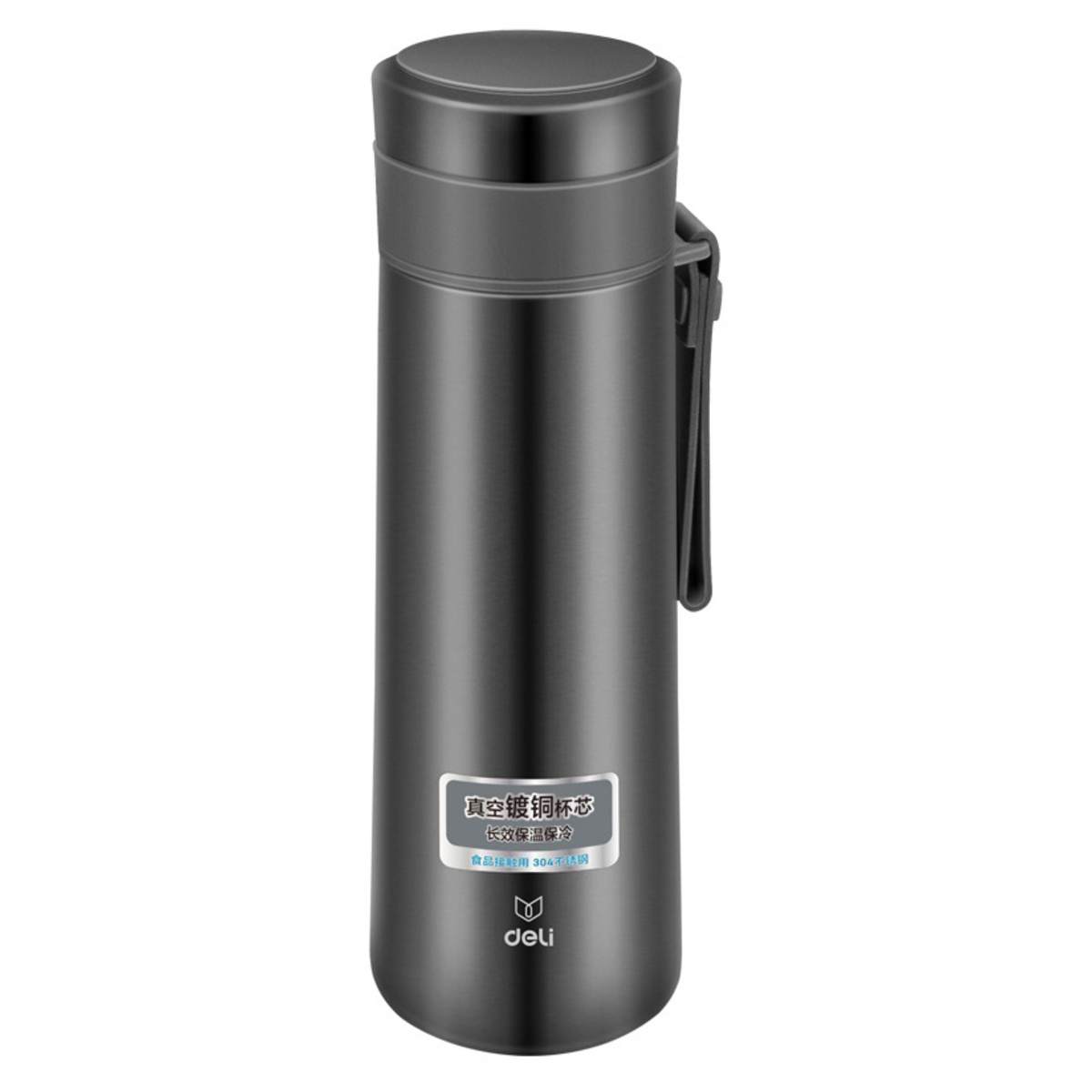 Термос Deli 6143 0.480л. (Цвет: Gray)