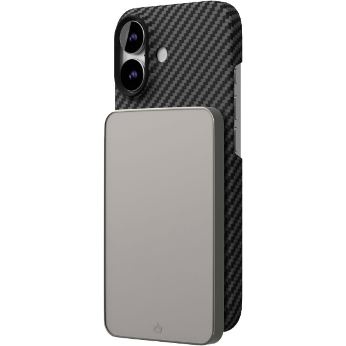 Чехол-накладка VLP Kevlar Case with MagSafe для смартфона Apple iPhone 17, черный
