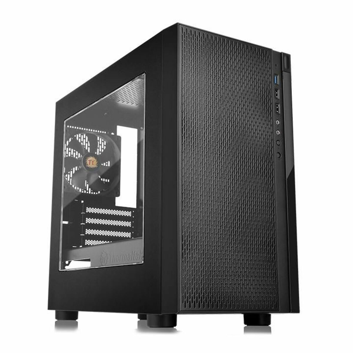 Корпус Thermaltake Versa H18 Window CA-1J4-00S1WN-00 mATX, черный