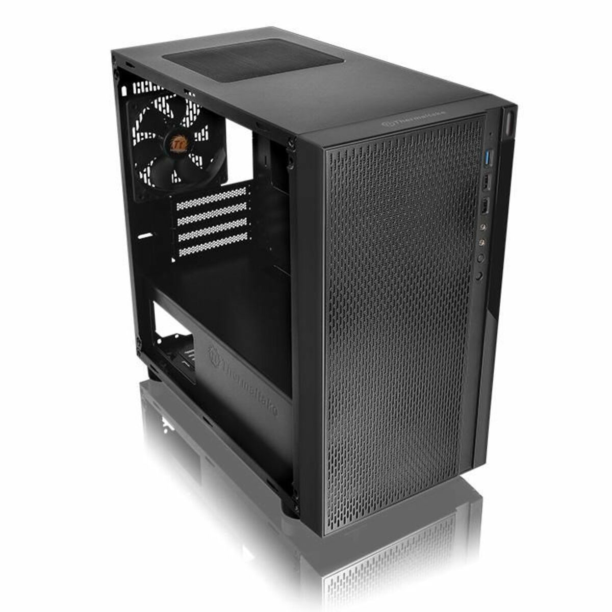 Корпус Thermaltake Versa H18 Window CA-1J4-00S1WN-00 mATX, черный