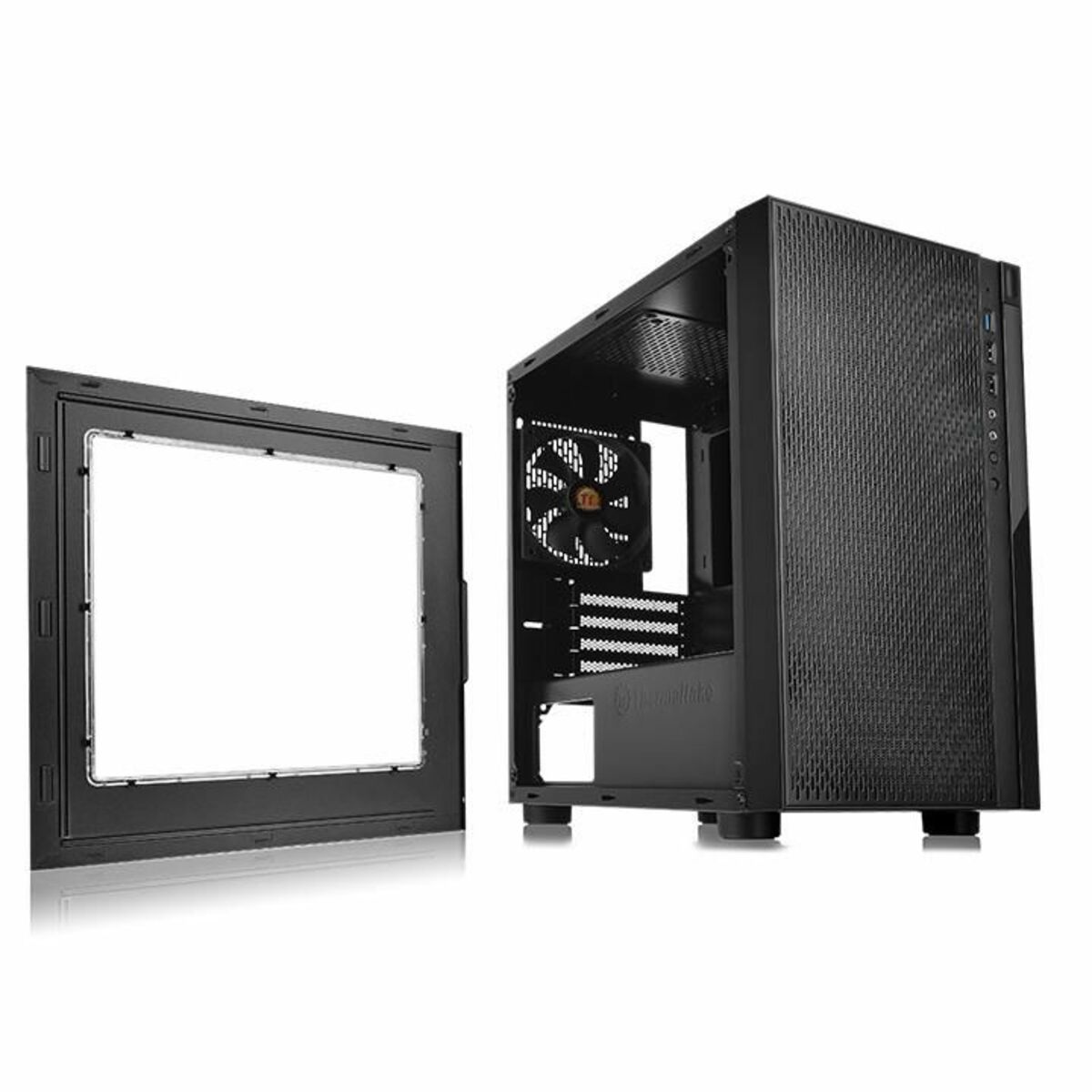 Корпус Thermaltake Versa H18 Window CA-1J4-00S1WN-00 mATX, черный