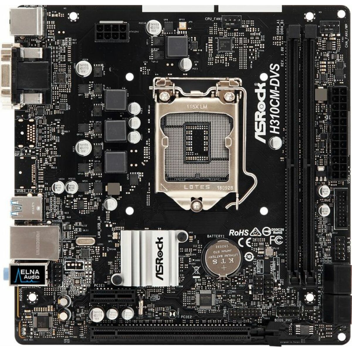 Материнская плата Asrock H310CM-DVS