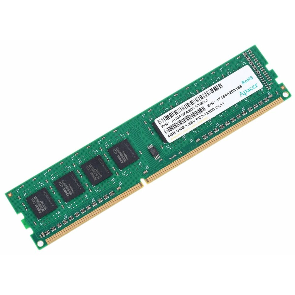 Память DDR3 4Gb 1600Mhz Apacer DG.04G2K.KAM
