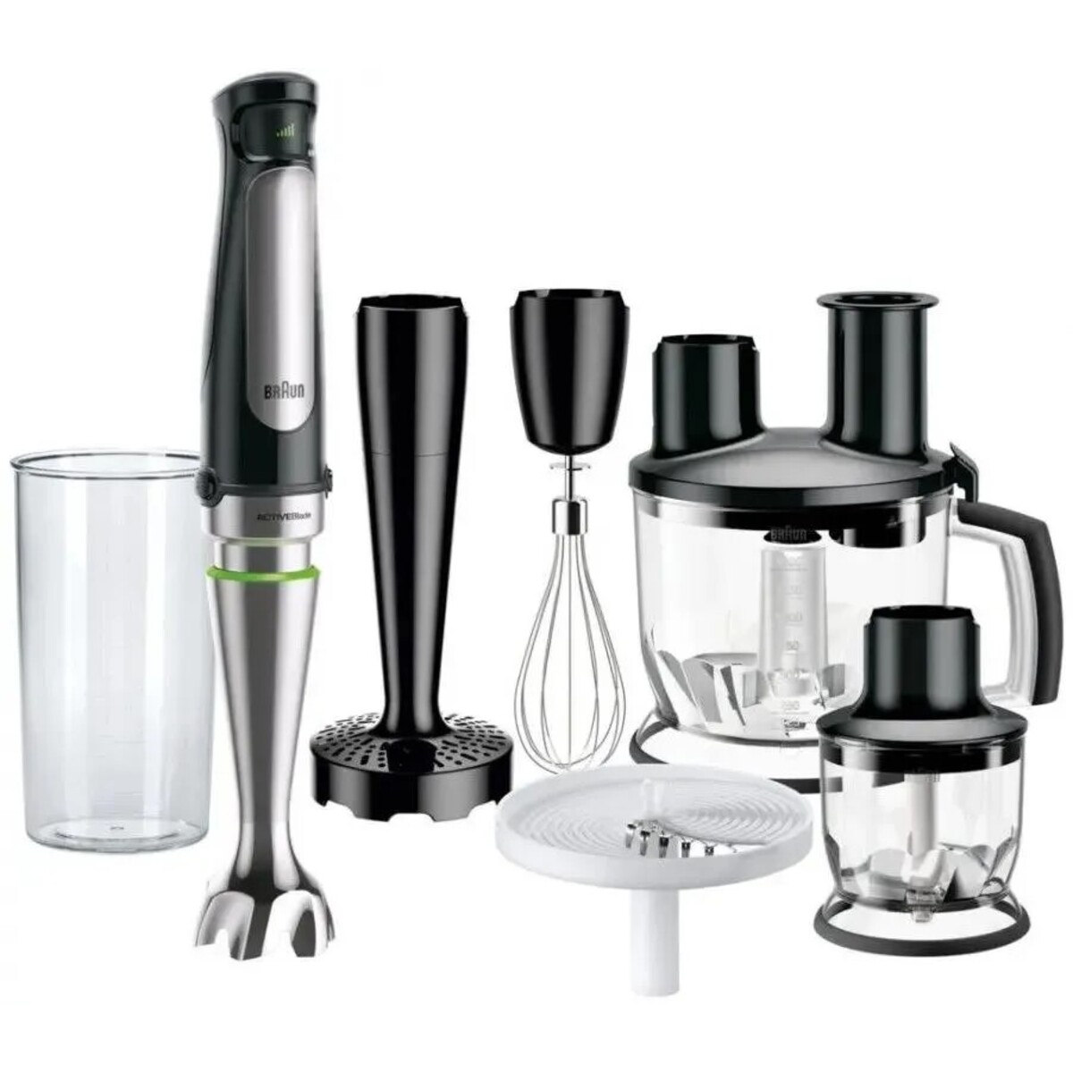 Блендер погружной Braun MQ7087X (Цвет: Black/Silver)
