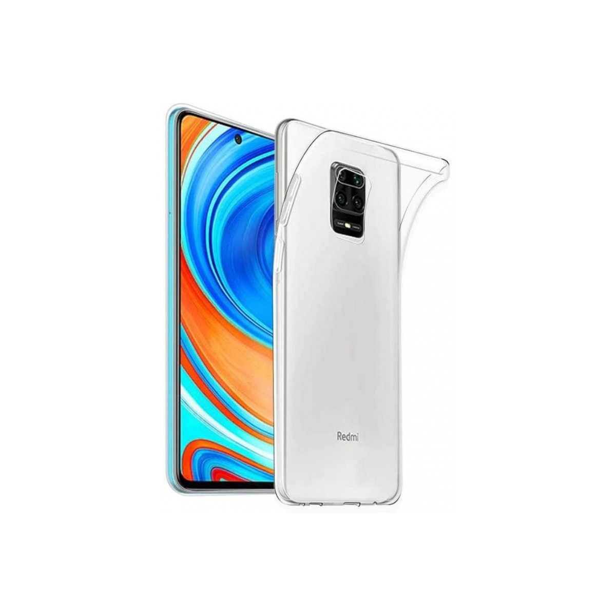 Чехол-накладка 1mm для смартфона Xiaomi Redmi Note 9S (Цвет: Clear)