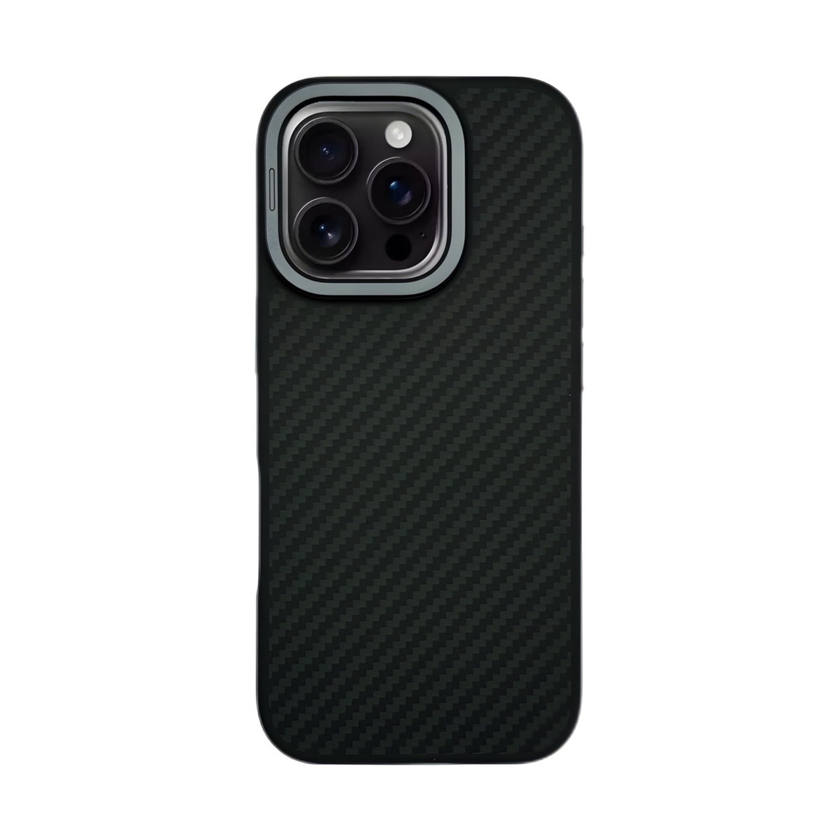 Чехол-накладка Comma Kevlar Series Magnetic Case для iPhone 16 Pro (Цвет: Black)