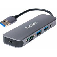 Разветвитель USB 2.0 D-Link DUB-1325/A1A (Цвет: Gray)