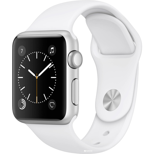 Умные часы Apple Watch Series 1 42mm with Sport Band (Цвет: Silver / White)